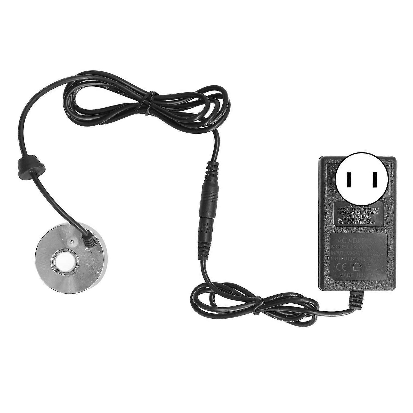 Machine à brouillard de fontaine à eau à brouillard de brume froide en alliage d’aluminium en alliage d’aluminium pour vase d’aquarium de rocaille d’étang US Plug 110 ?240V