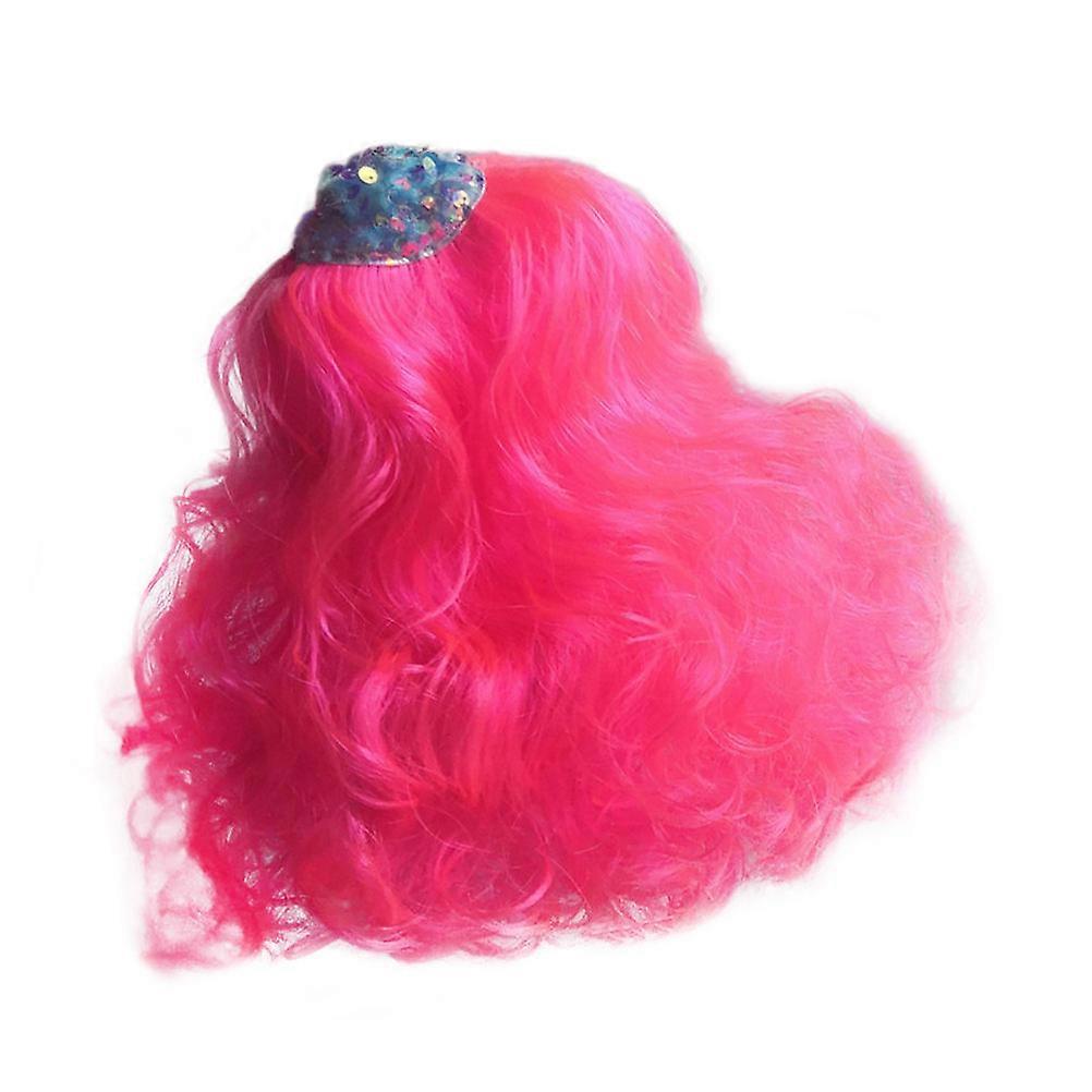 Dog Headdress Creative Pet Wig Designed For Festival Party Cosplay Performance Featuring Red Color 1Pack