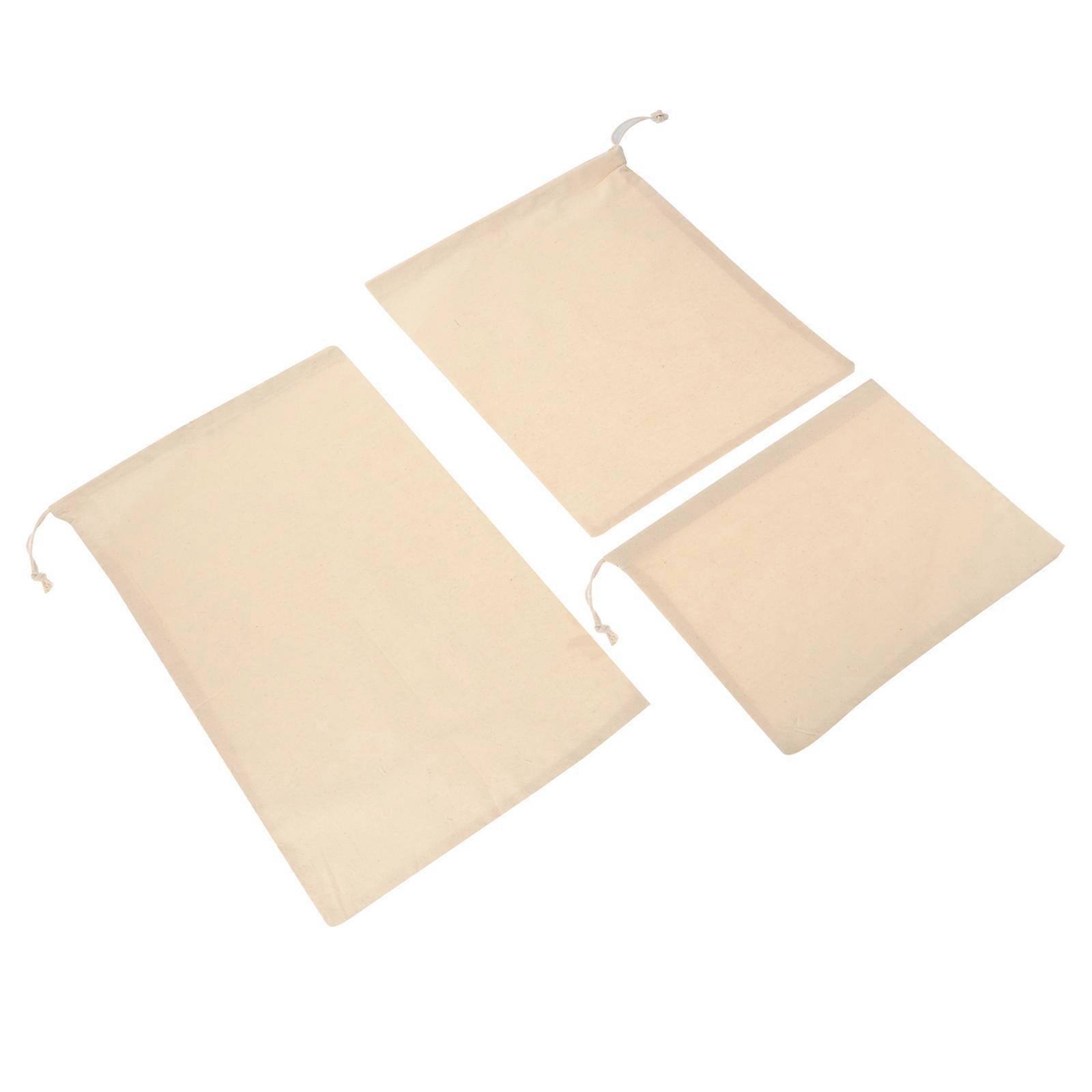 Storage Pouches Drawstring Bags for Home Kitchen Use Reusable Versatile Rice Bread Flour Storage