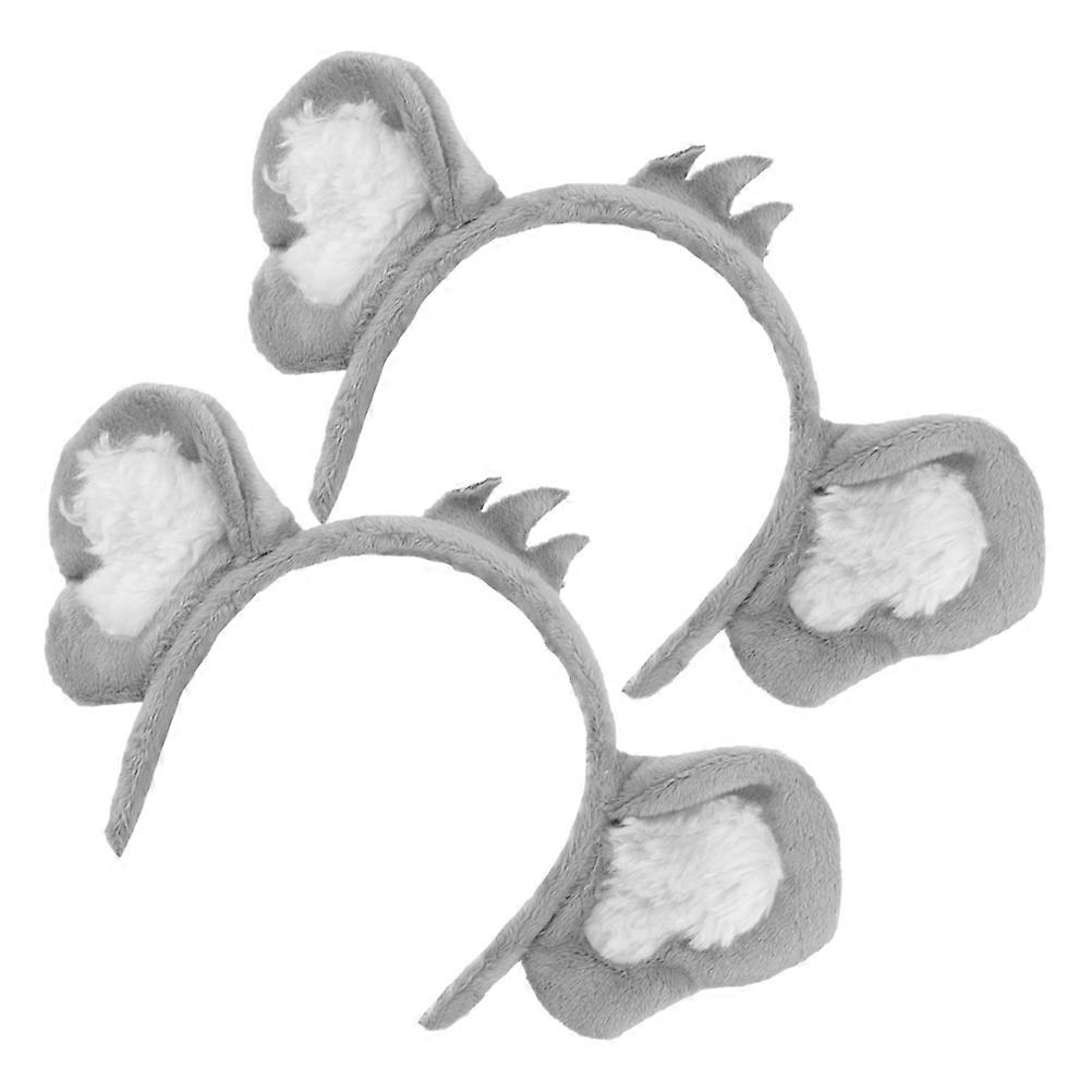 Versatile Ear Headband Fun Prop For Stage Performances Stylish Decor 2Pcs