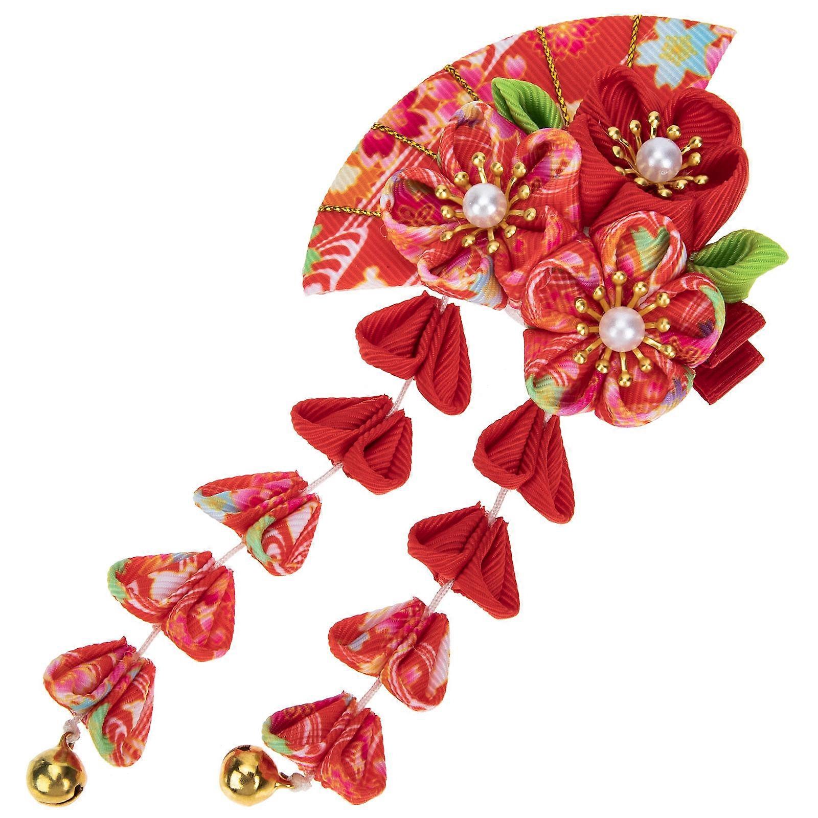 Here's a refined and marketable product description for your **Japanese Style Fabric Hairpin Barrette with Long Tassel Alloy**:
๐ธ **Elegant