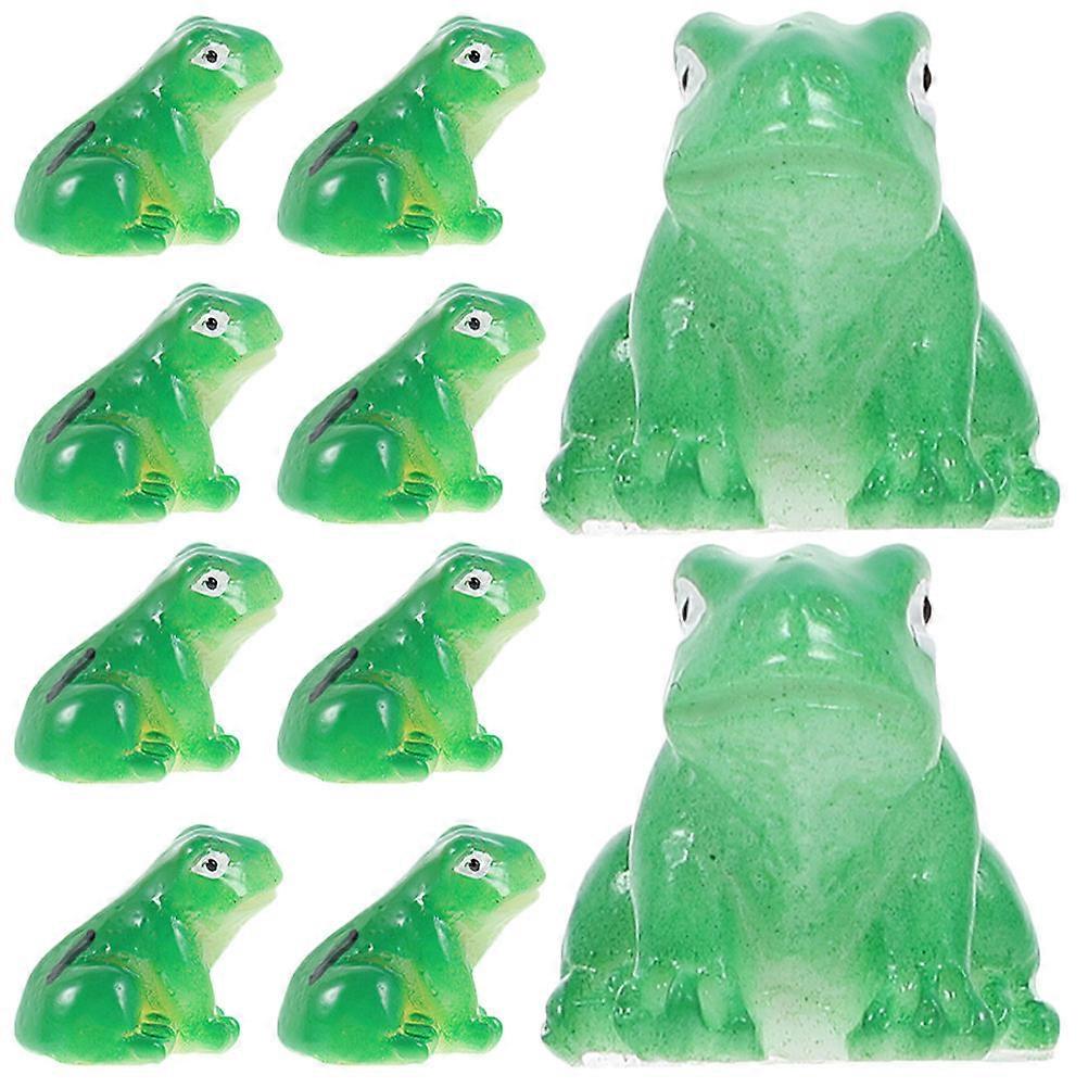 Lovely Resin Frog Ornament Vivid Design For Collectors And Hobbyists Ideal For Home And Office Decoration Made From Resin 30Pcs