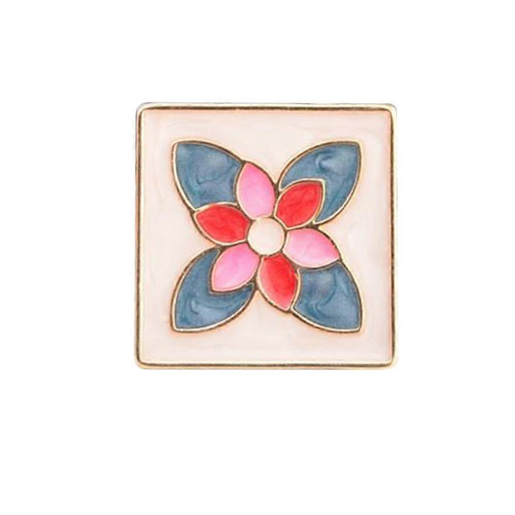Alloy Cufflinks for Clothes Decor Assorted Color Rectangular Shaped High Grade Plating