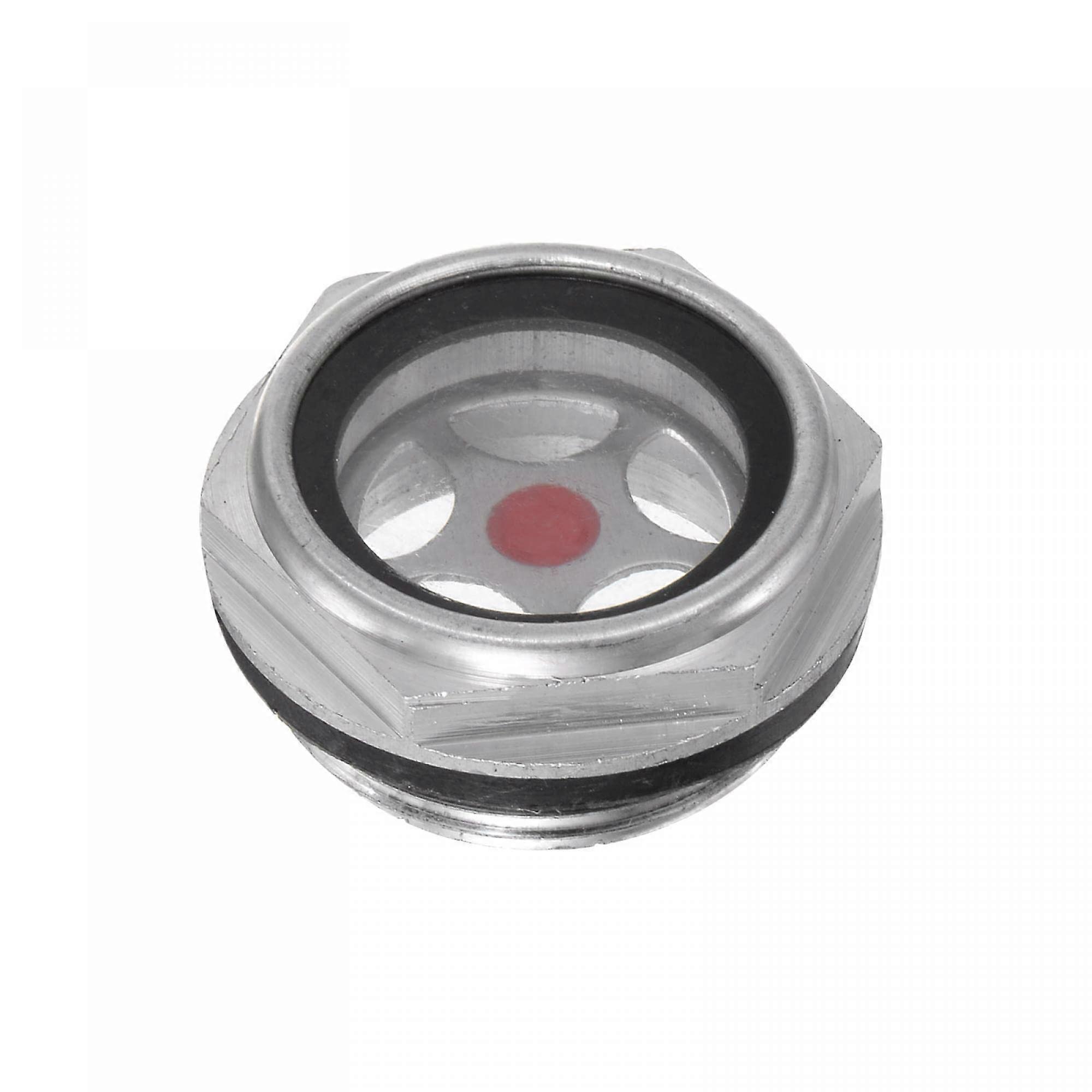 Air Compressor Oil Level Indicator Sight Glass M27 x 1.5 mm Liquid Gauge Window for Oil Monitoring Systems