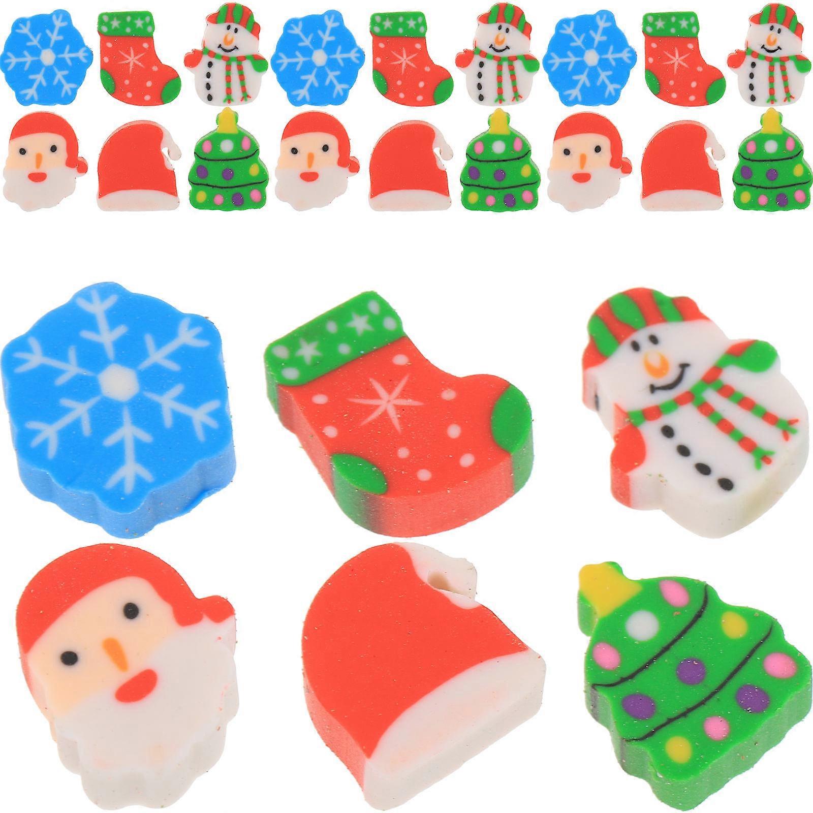 Portable Pencil Eraser, Festive Style for Children, Suitable for Various Scenes
