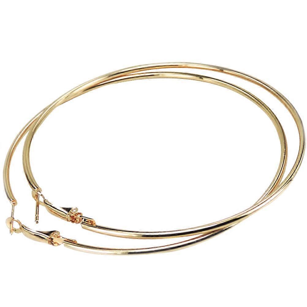 Smooth Circle Earrings, Finish, Versatile for Various Costumes