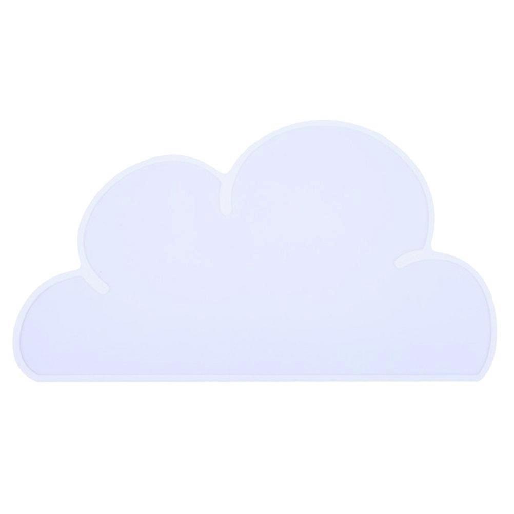 Children Silicone Table Mat for Dinnerware Use Cloud Shaped Placemat 1 Piece