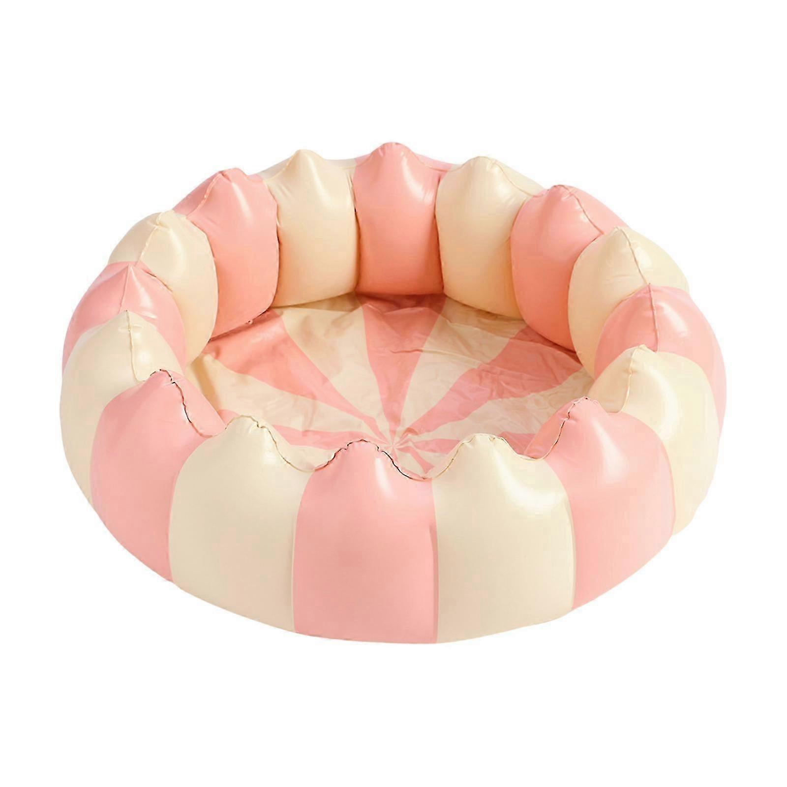 Inflatable Bathtub with Inflatable Soft Floor, Ball Pit Pool, Inflatable Pools, Kids Swimming Pool for Indoor or Outdoor Pink size 90