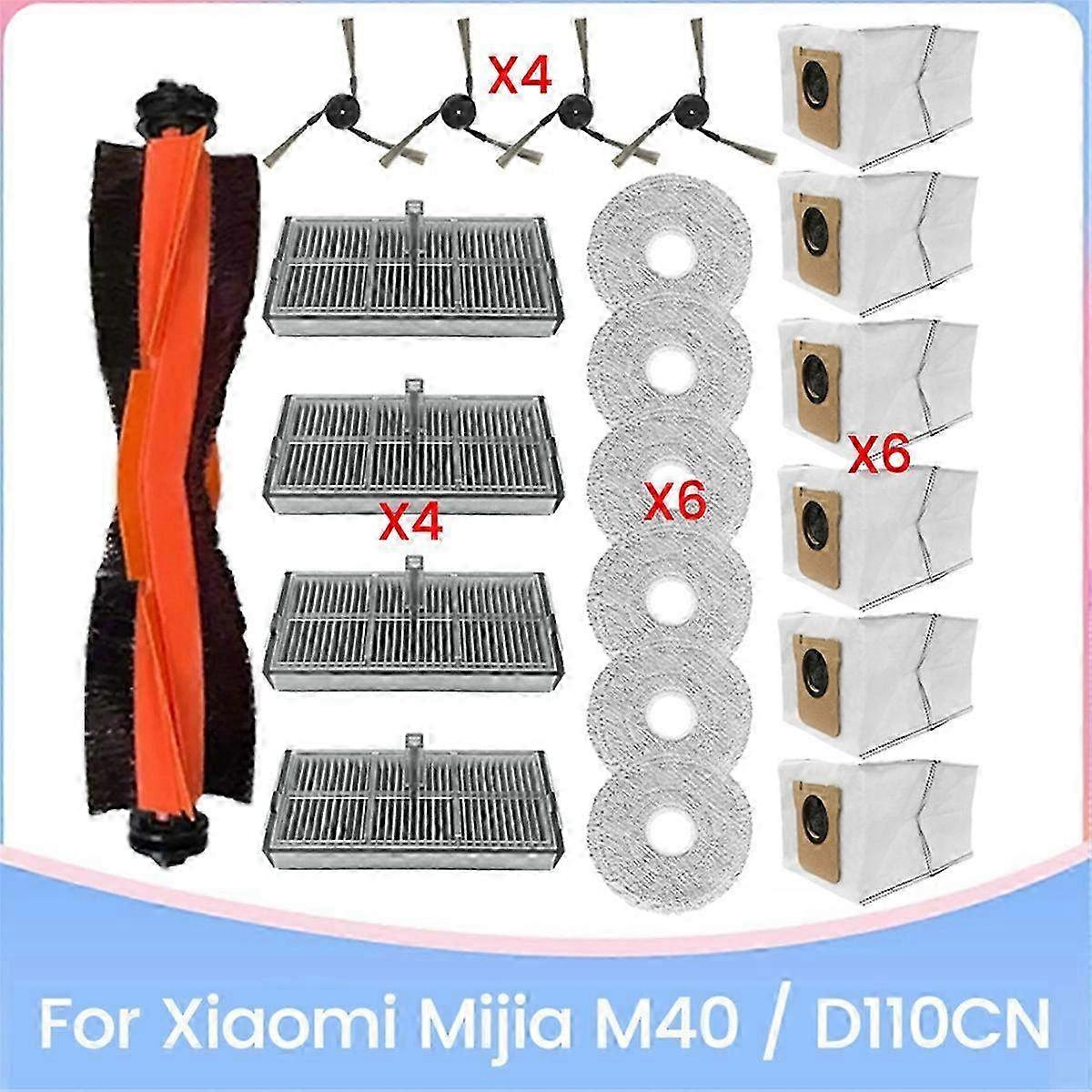 Vacuum Brush Filter & Dust Bag Mop Cloth Kit Compatible with Omni - Complete Cleaning Accessory Set for Optimal Performance