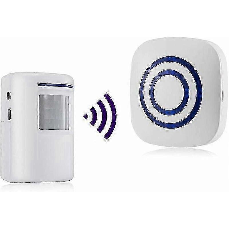 2025 Motion Detector Alarm - Drahtloses Infrarotsensor-Alarmsystem mit 38 Klingeltönen