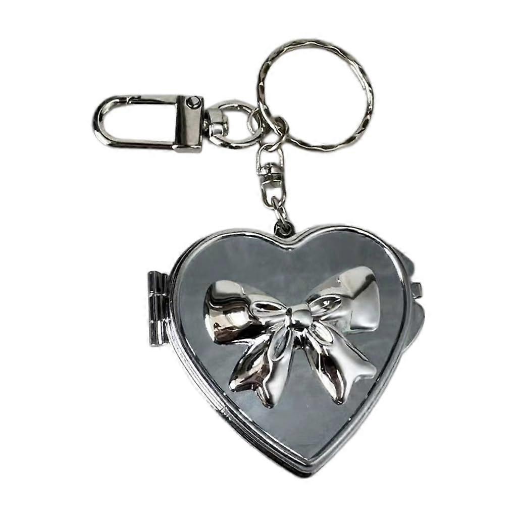 Elegant Bow Tie Heart Bowtie Hanging Ornament for Handbags and Room Decoration, Versatile Daily Use Accessory