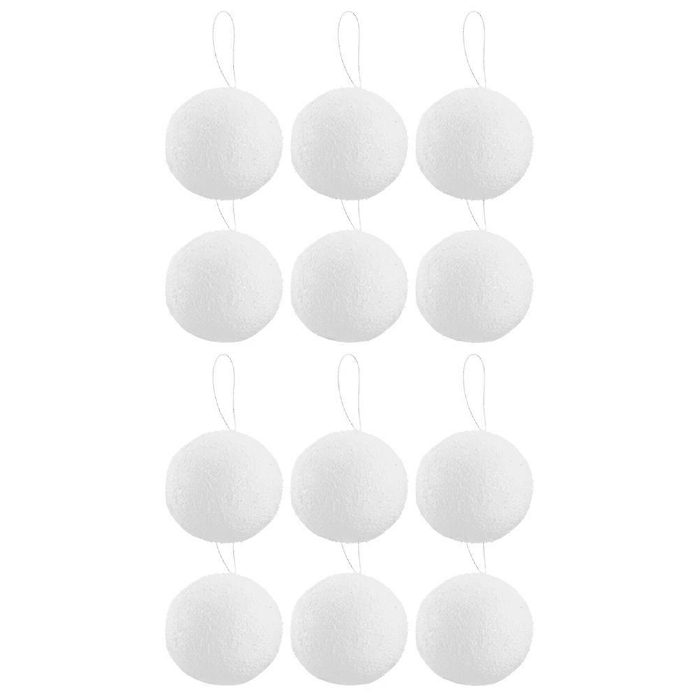 Foam Christmas Balls Hanging Ornaments Decorative Baubles for Xmas Tree Wall Window Home Office Wedding Holiday Decorations