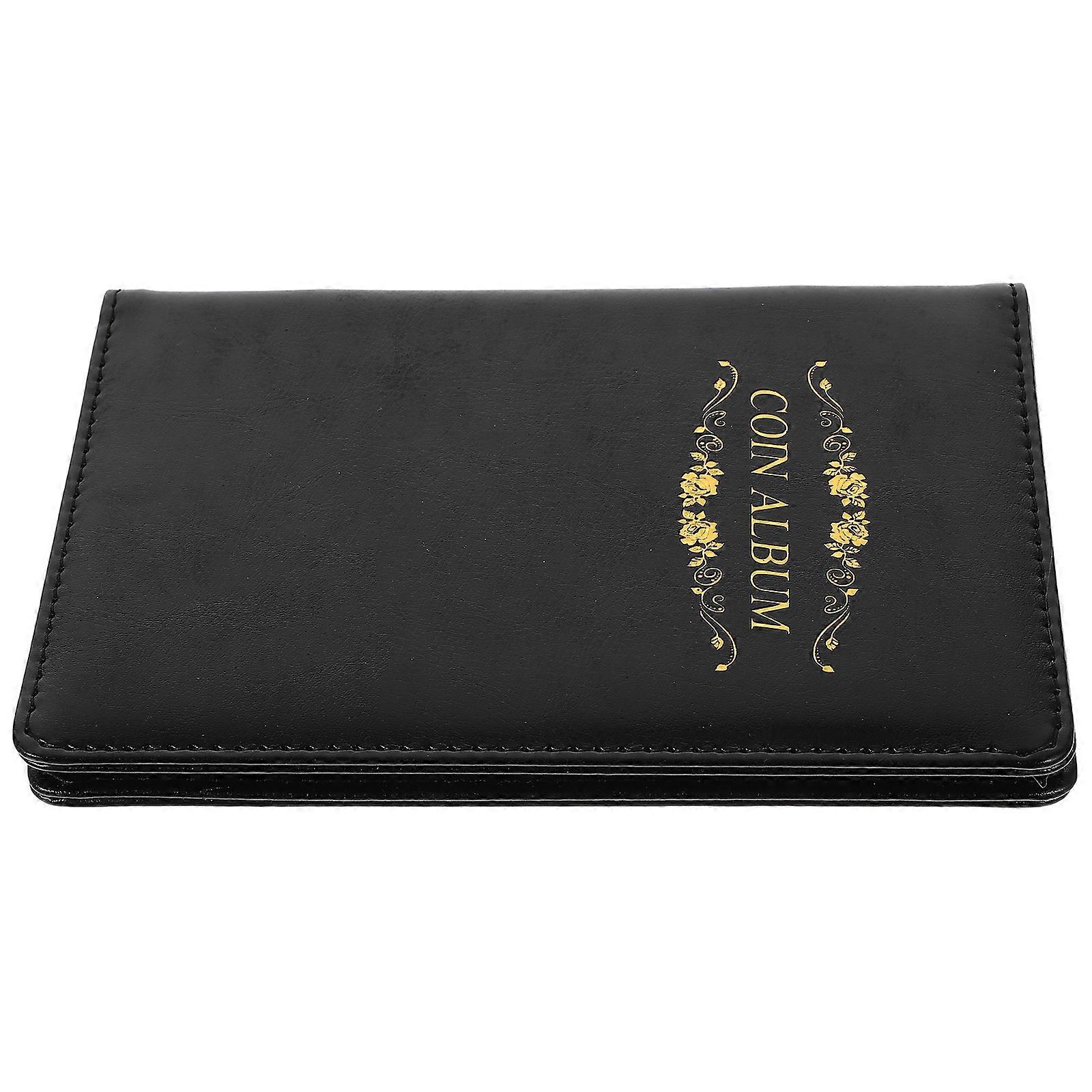 Elegant Coin Holder Storage Book For Collectors Offering Protection Against Scratches And Damage 1Pcs