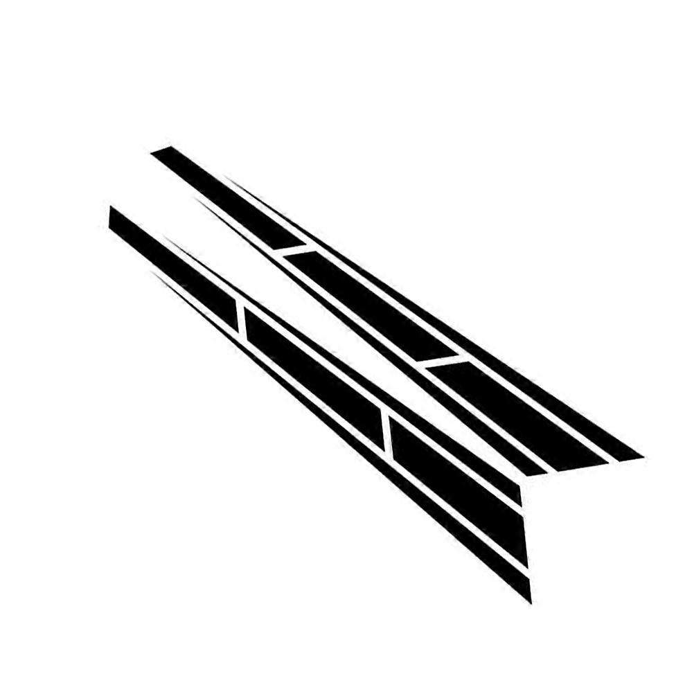Vinyl Decal For Car Modification 80x12Cm Durable Stripe Design 2Pack