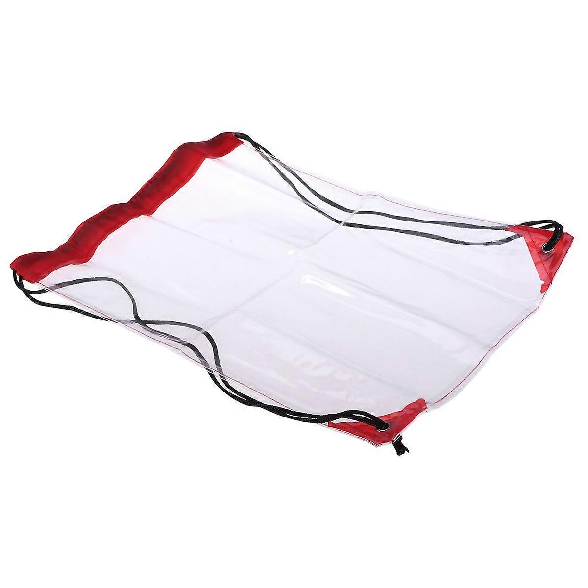 Multi Functional Transparent Drawstring Bag For Fitness And Travel Purposes Featuring Large Capacity In 43.50X34.50X0.20CM Dimension 2Set