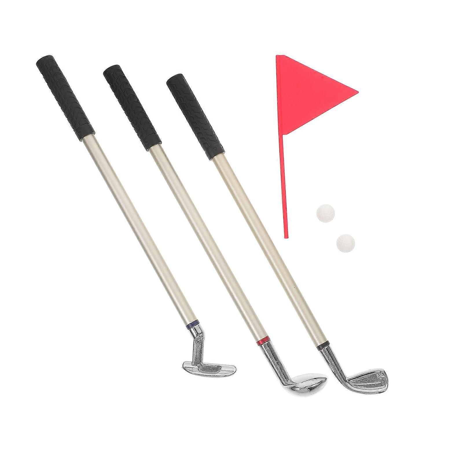 Golfing Ballpoint Pen Set Desktop Golf Game Writing Props For Friends Assorted Color 1 Set
