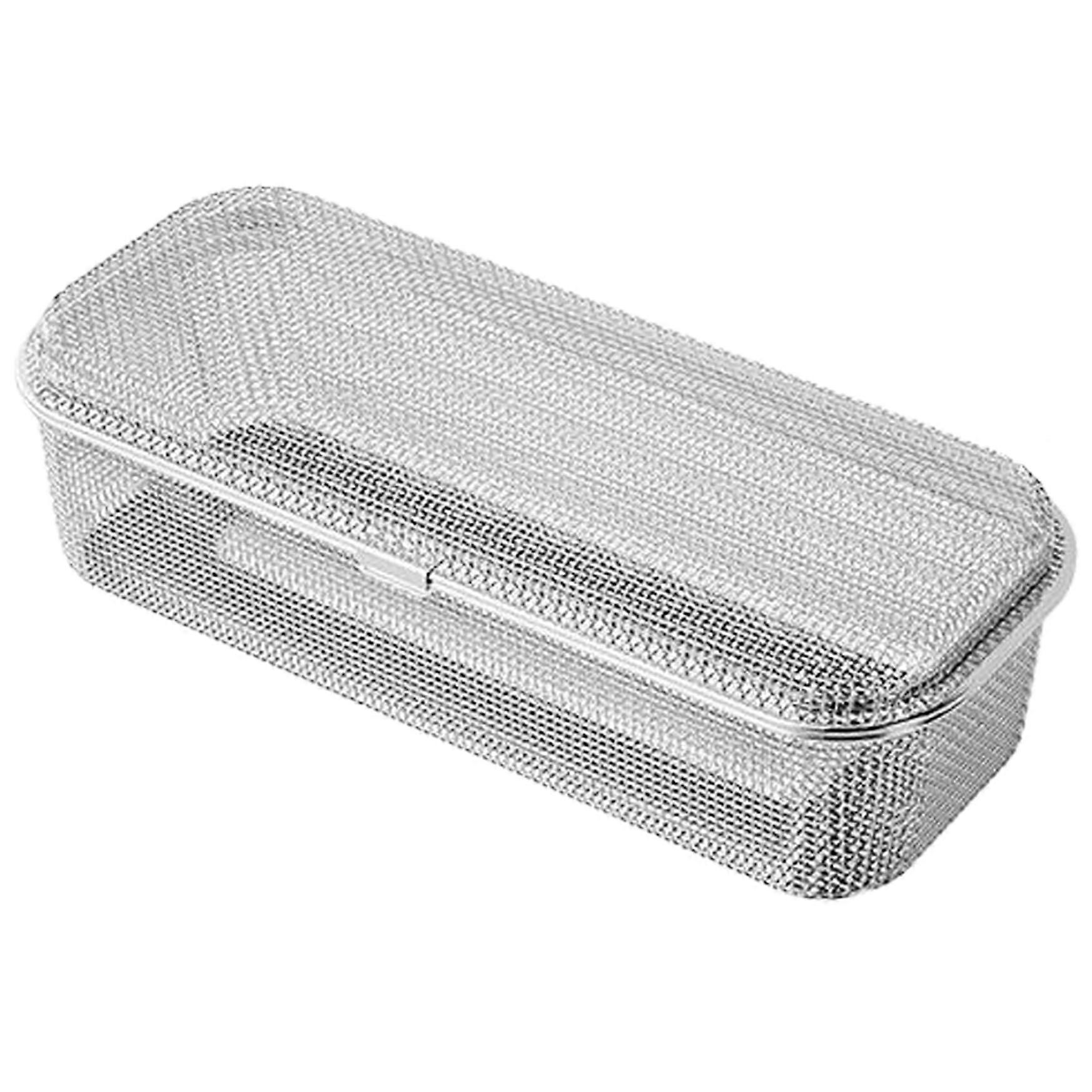 Stainless Steel Dishwasher Basket with Fine Mesh for Utensils, Forks, Choppers and Sticks