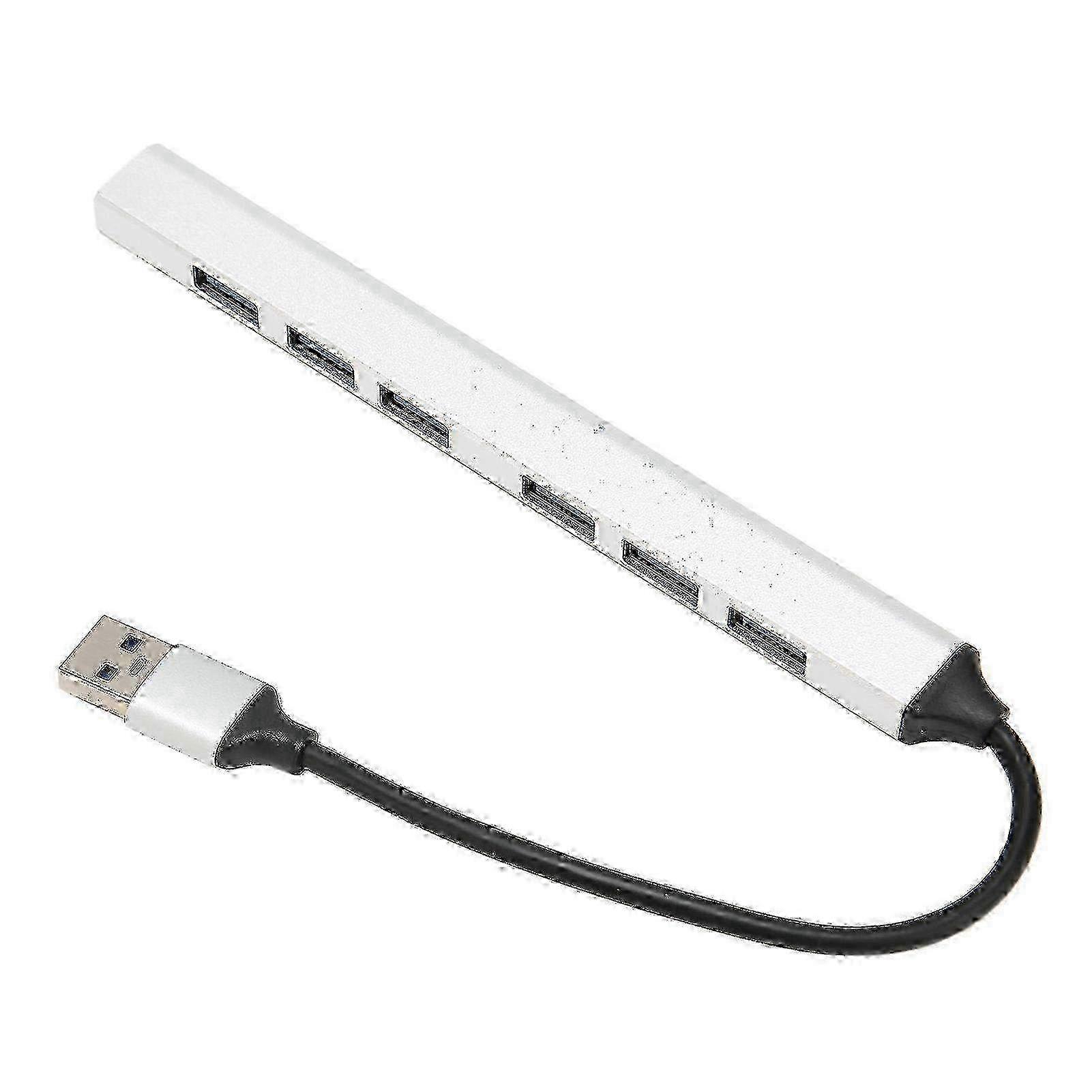 7-in-1 USB 3.0 Hub & Docking Station - USB-Adapter mit 7 Anschlüssen für Windows & macOS - Plug-and-Play-Komfort