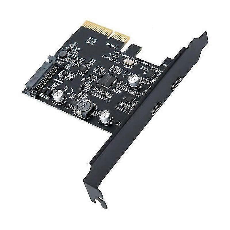 PCI-Express 4X auf USB 3.2 Gen Riser-Adapter mit 2 Anschlüssen PCI-Express 4X auf USB 3.2 Gen SZRH A-V