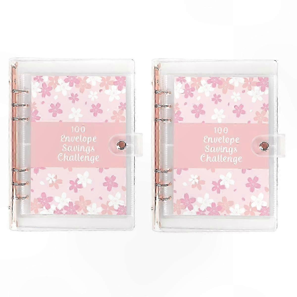 2-pack 100 kuvert budget organisatör, besparingar tracker bindare
