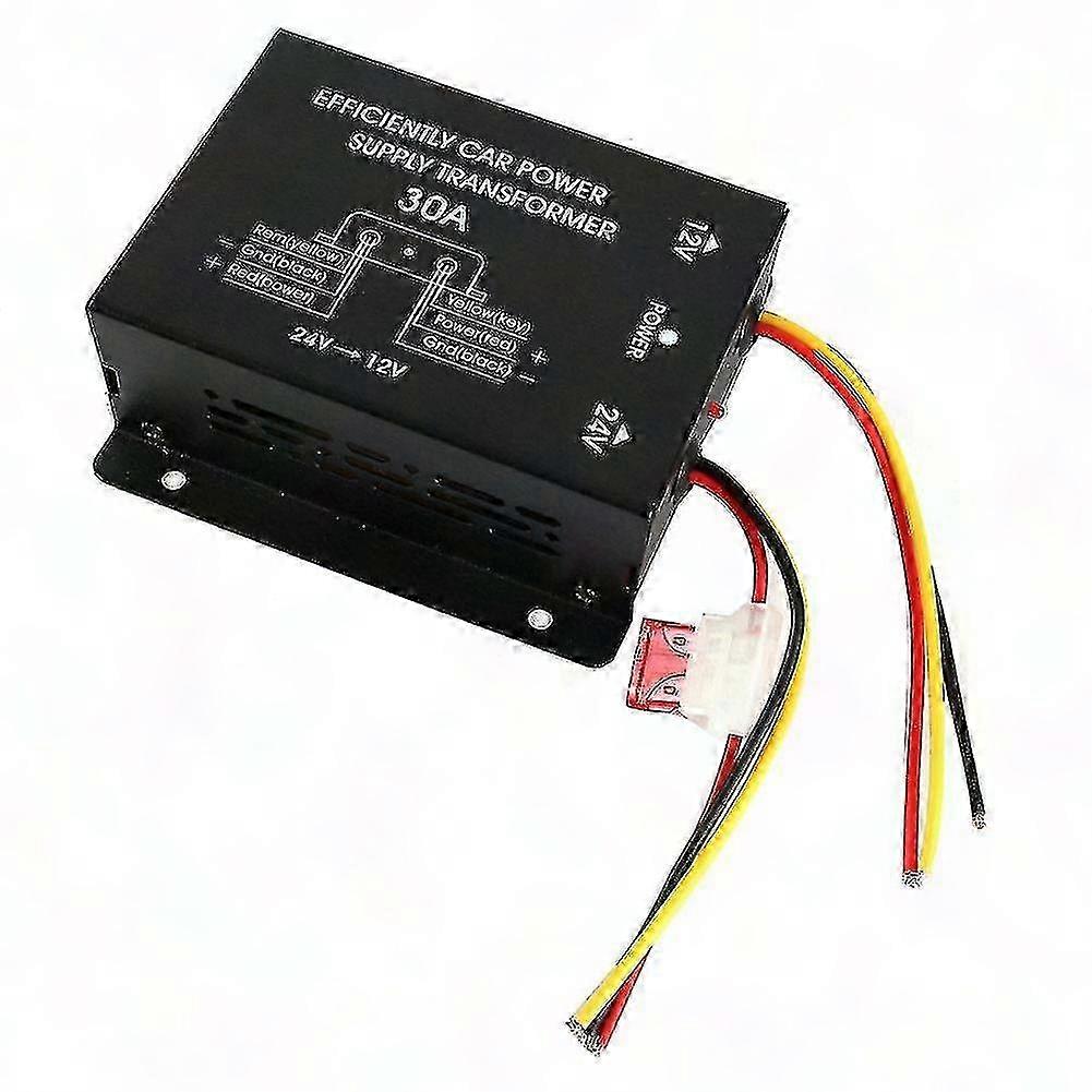 24v To 12v 30a Car Power Supply Transformer Converter Truck Bus Dvd o Modification Efficient Ve