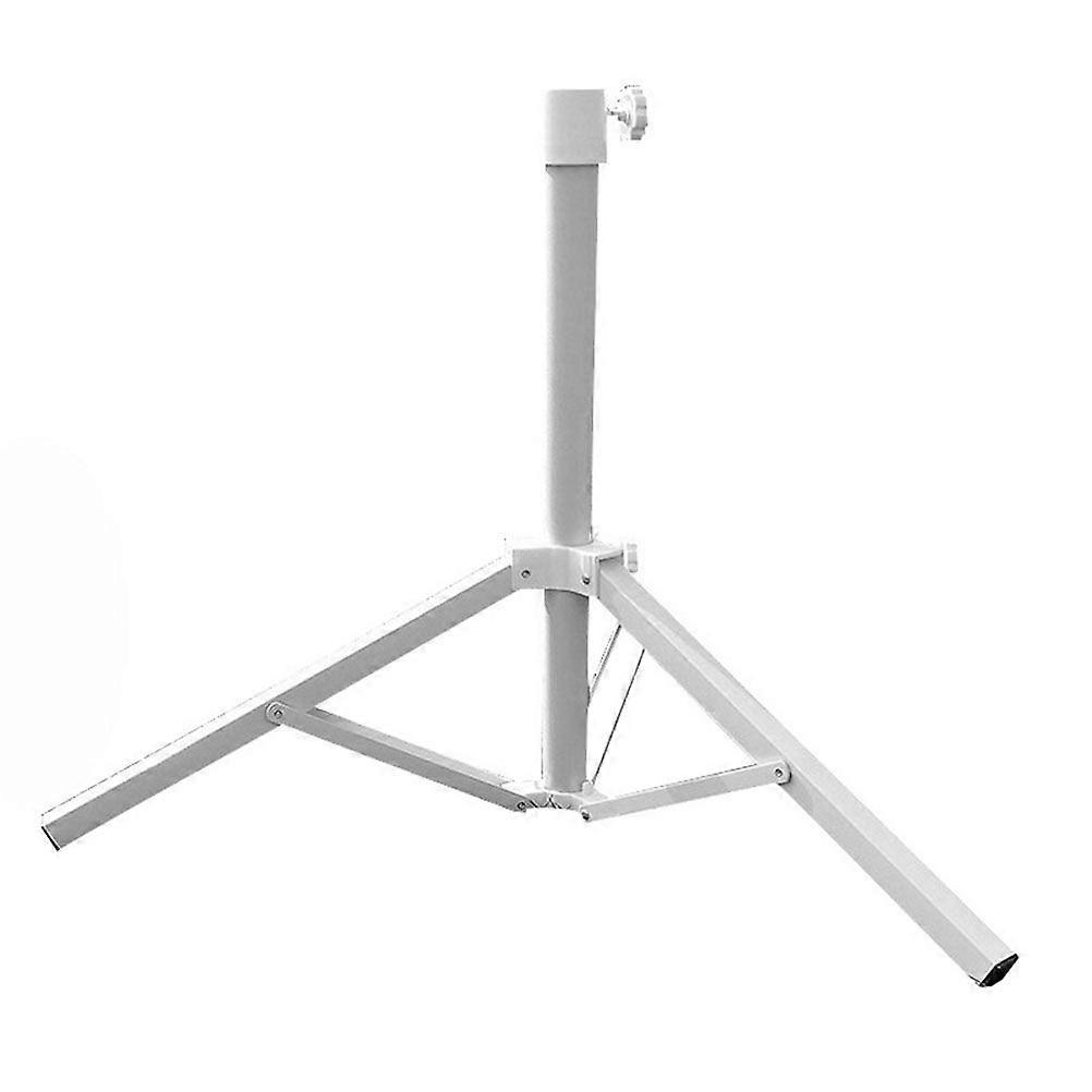 1PC Sunshade Triangular Base Sturdy Beach Umbrella Supporting Base Professional Beach Umbrella Fixing Bracket for Outdoor Beach Use White