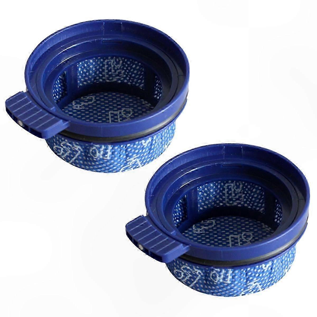 2-Pack Reusable Vacuum Filters for Cordless Stick Vacuums, Compatible with Multiple Models