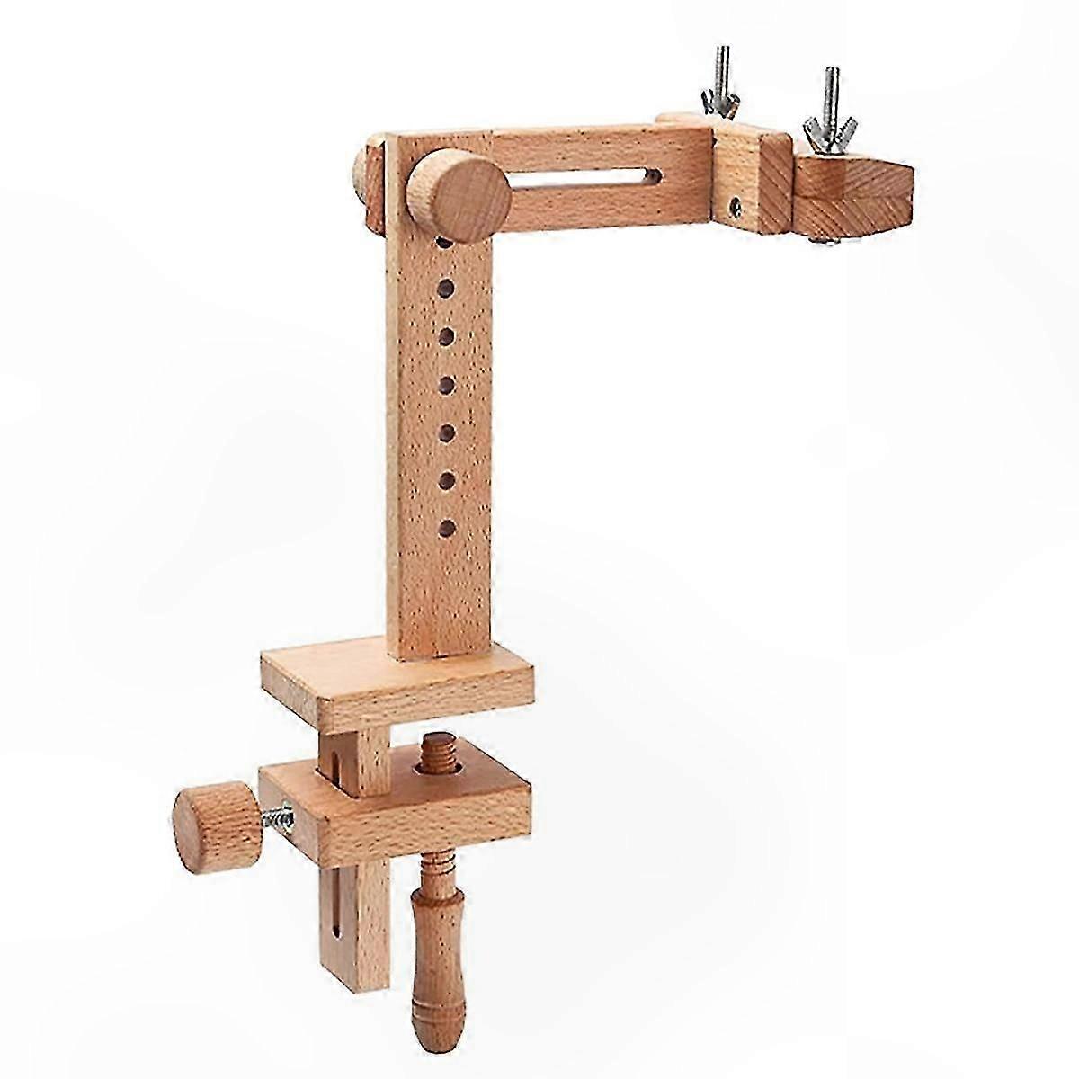 Adjustable Desktop Embroidery Stand with 360 Rotation for Table or Lap Use