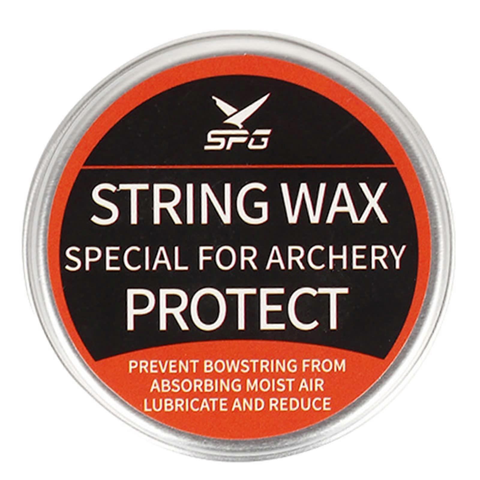 Bowstring Wax String Protective Lube for Archery - Reduce Friction, Prevent Fraying, Compatible with Compound Bows