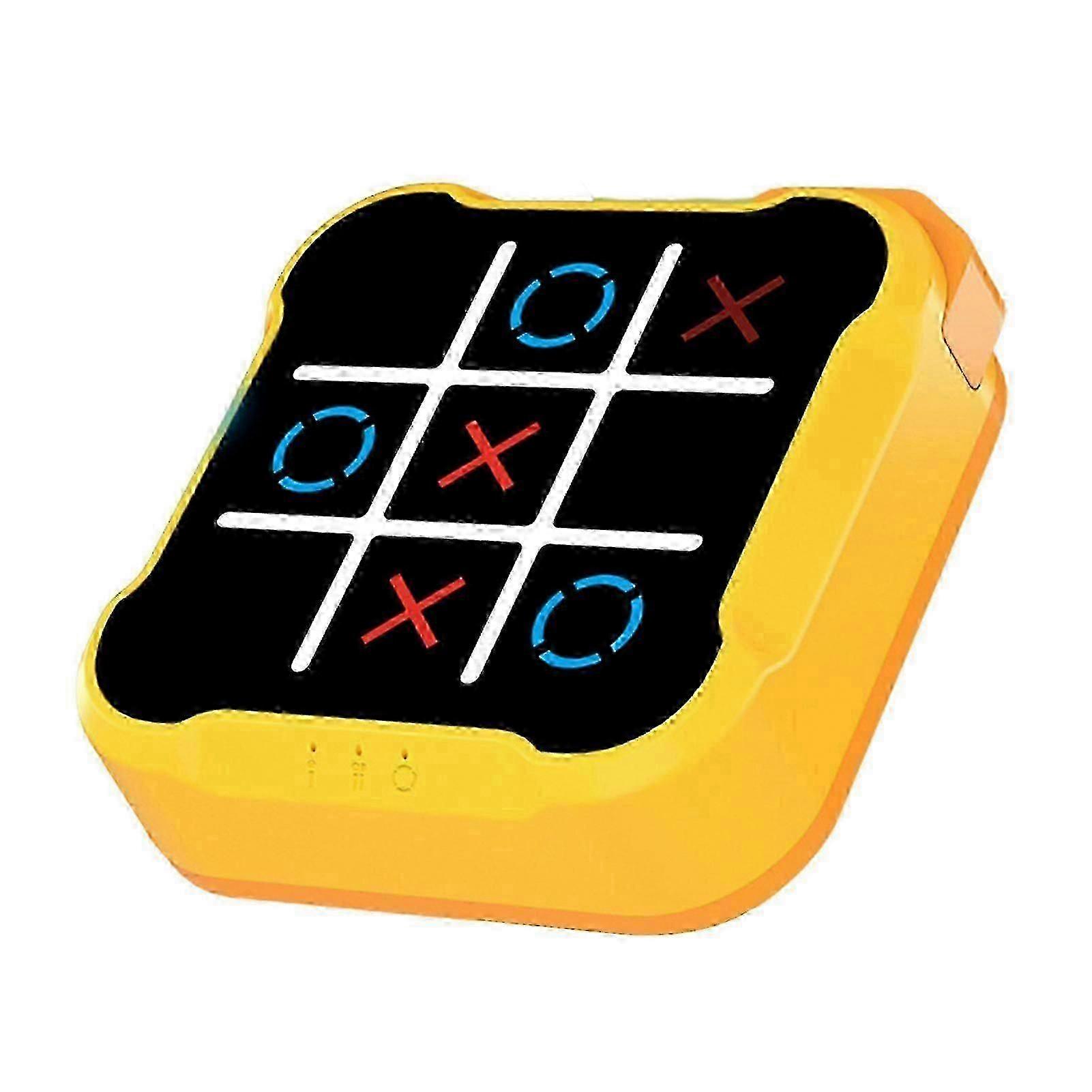 Tic Tac Toe Bolt Game, Brain Teaser Memory Game, Rechargeable Handheld Puzzle Console, Portable Travel Board Game For Kids Adults