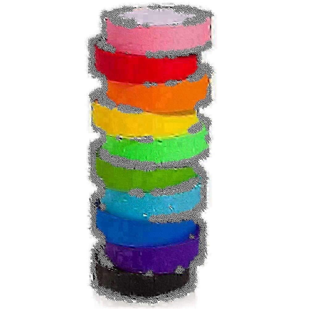 Colored Masking Tape Rainbow Easy Tear Decorative