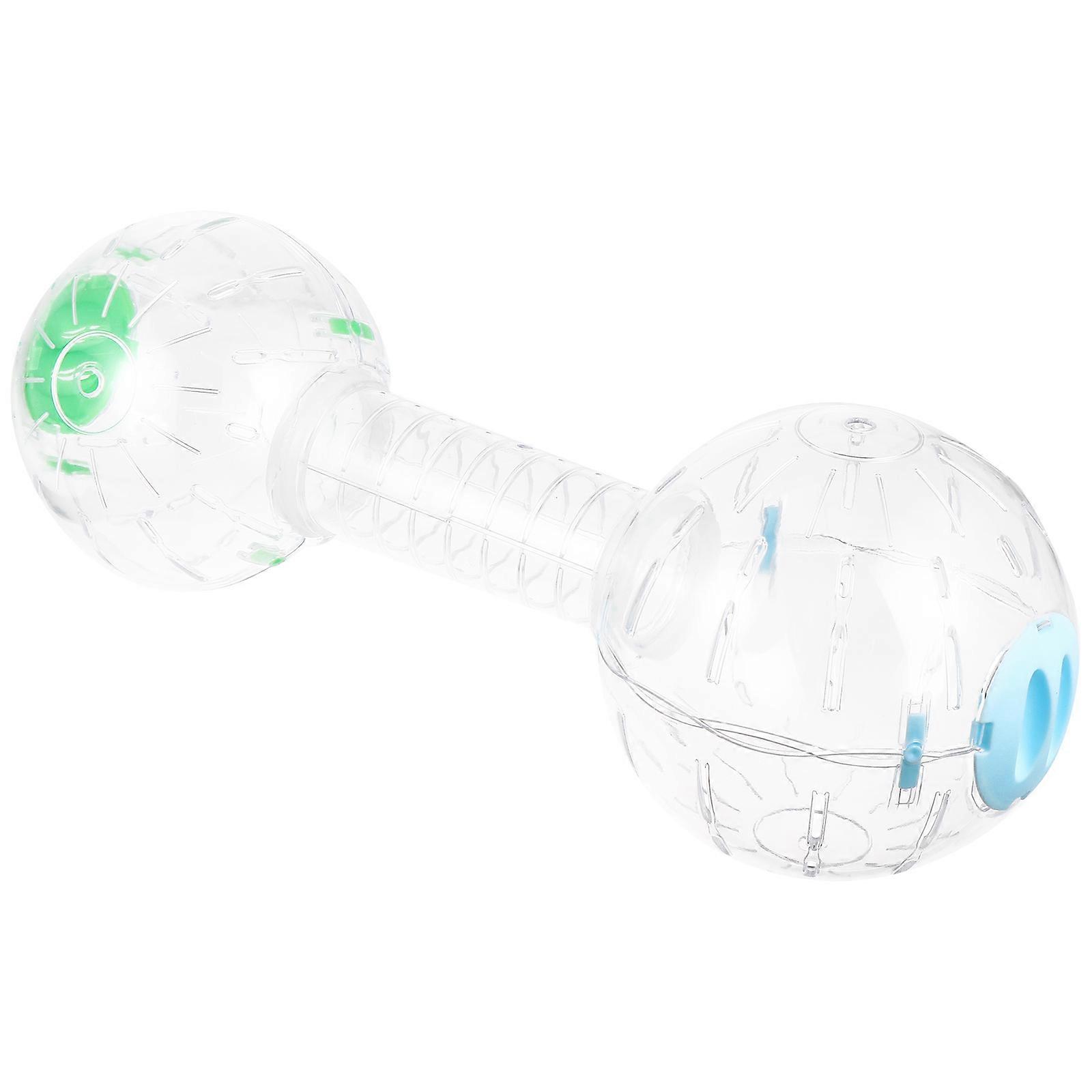 Pet Exercise Ball Small Pets Cage Activity Transparent Plastic for Entertainment 2Pack