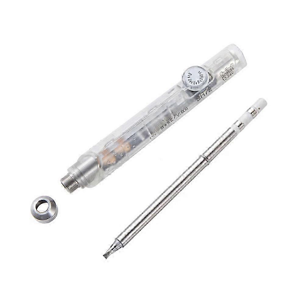 Portable Adjustable Temperature Electric Soldering Iron Kit with 65W Power and Soldering Iron Tip A for Welding Repairs