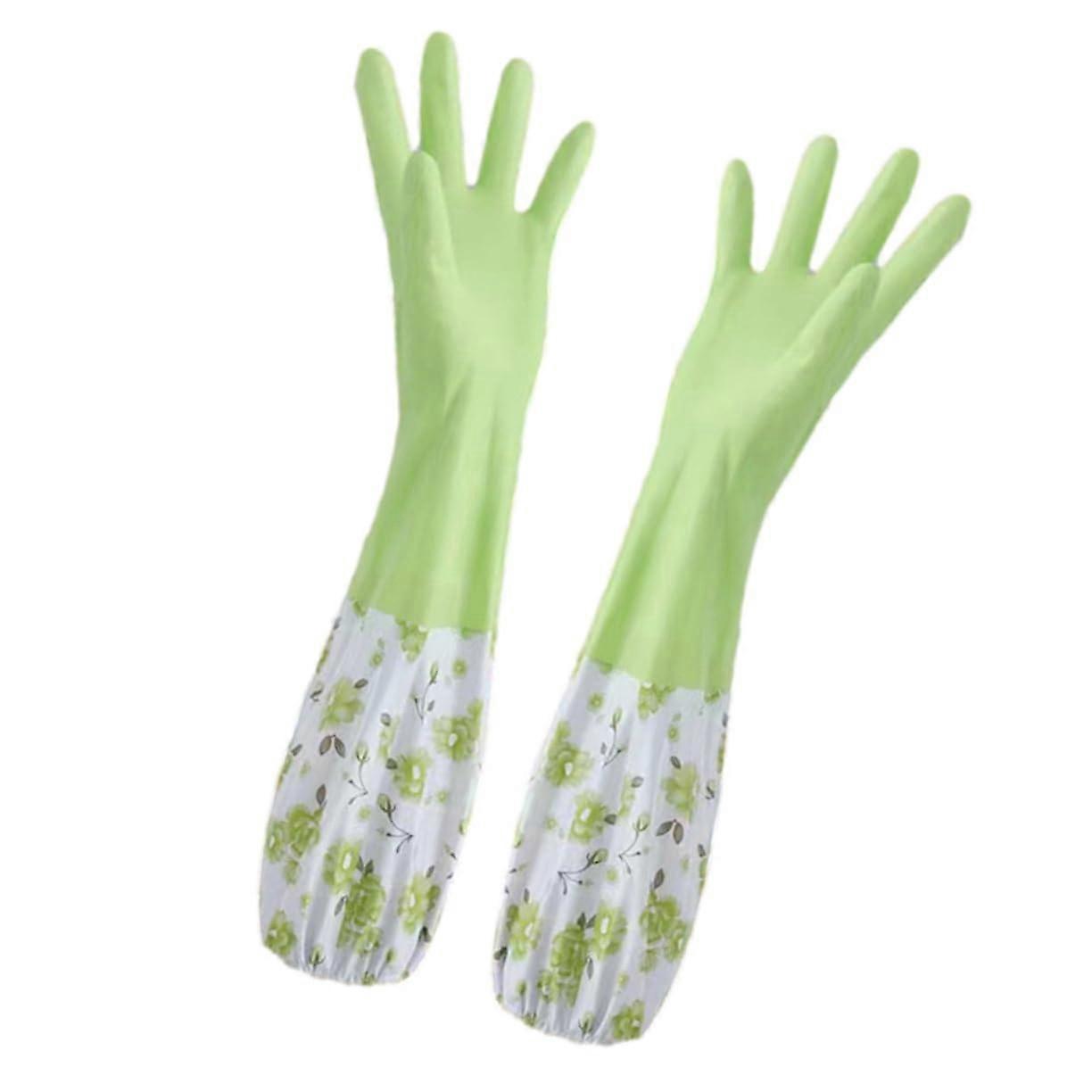 Heavy Duty Dish Washing Gloves Reusable Kitchen Cleaning Gloves for Dishes Warm Comfortable for Household Work Ref: 1786