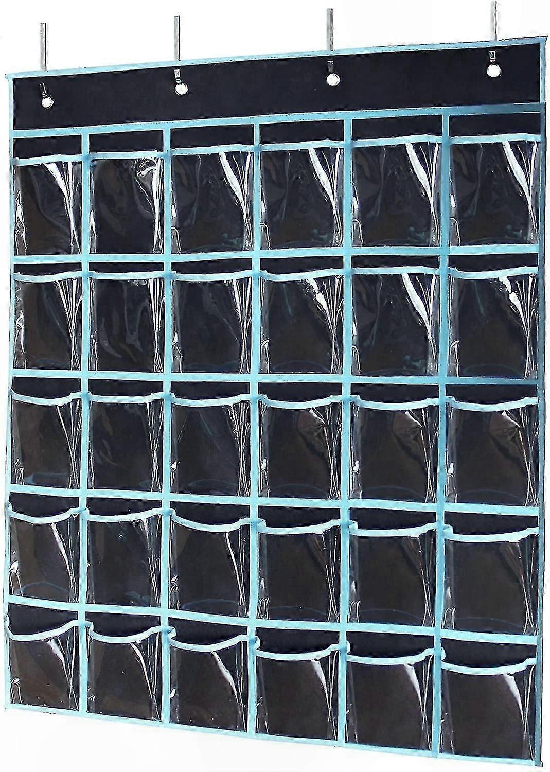 Hanging Organizer for Classroom Storage, Wall-Mounted Pocket Chart for Phones and Calculators, Door-Compatible Caddy for School Essentials