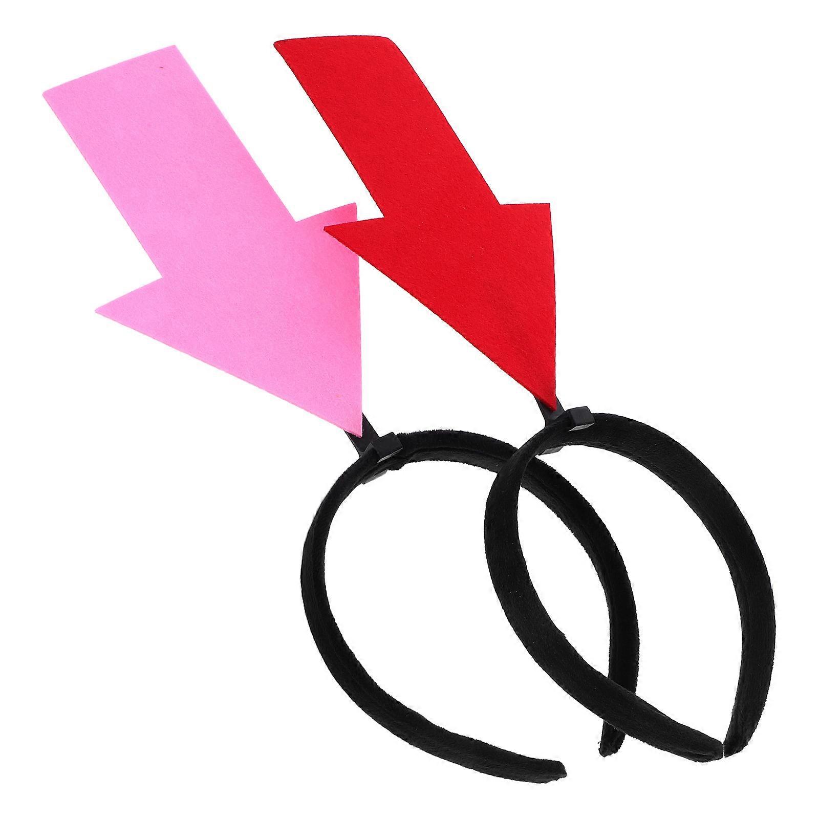 Creative Arrow Headband Set 2pcs Fun Halloween Hairband for Women's Cosplay, Party & Imaginative Photography Accessory