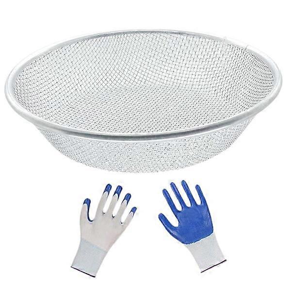 Sand, soil and compost sieve, made of metal material, convenient, practical and wear-resistant