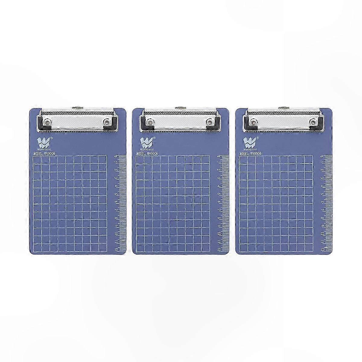 Plastic Writing Board Set Blue Clipboard with Hanging Holder