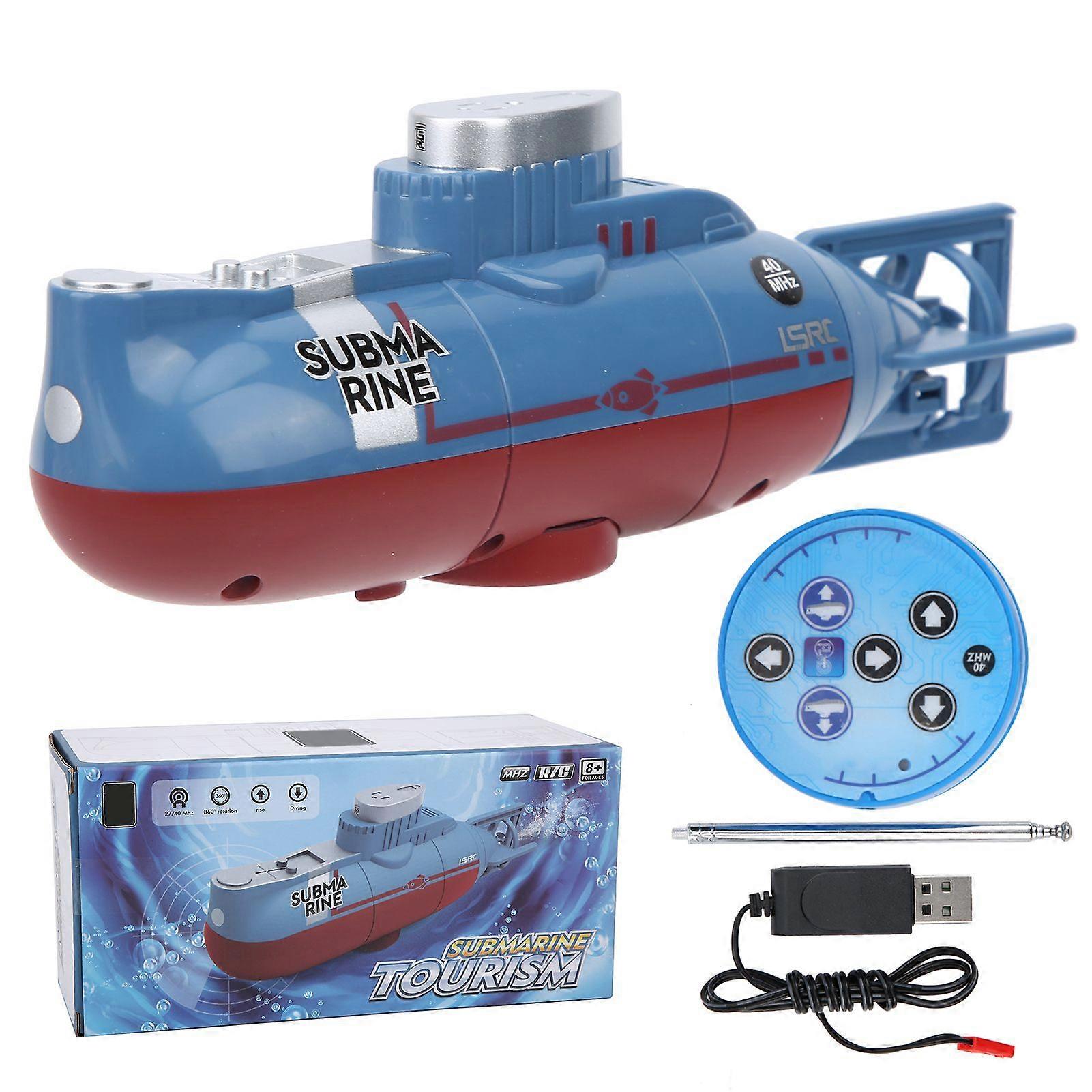Simulated Submarine Mini RemoteControlled Submarine Toy Model Fish Tank Decoration