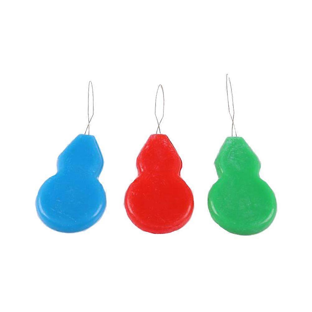 10pcs Plastic Wire Loop Needle Threader Stitch Insertion Hand Machine DIY Sewing Tool (Random Color)