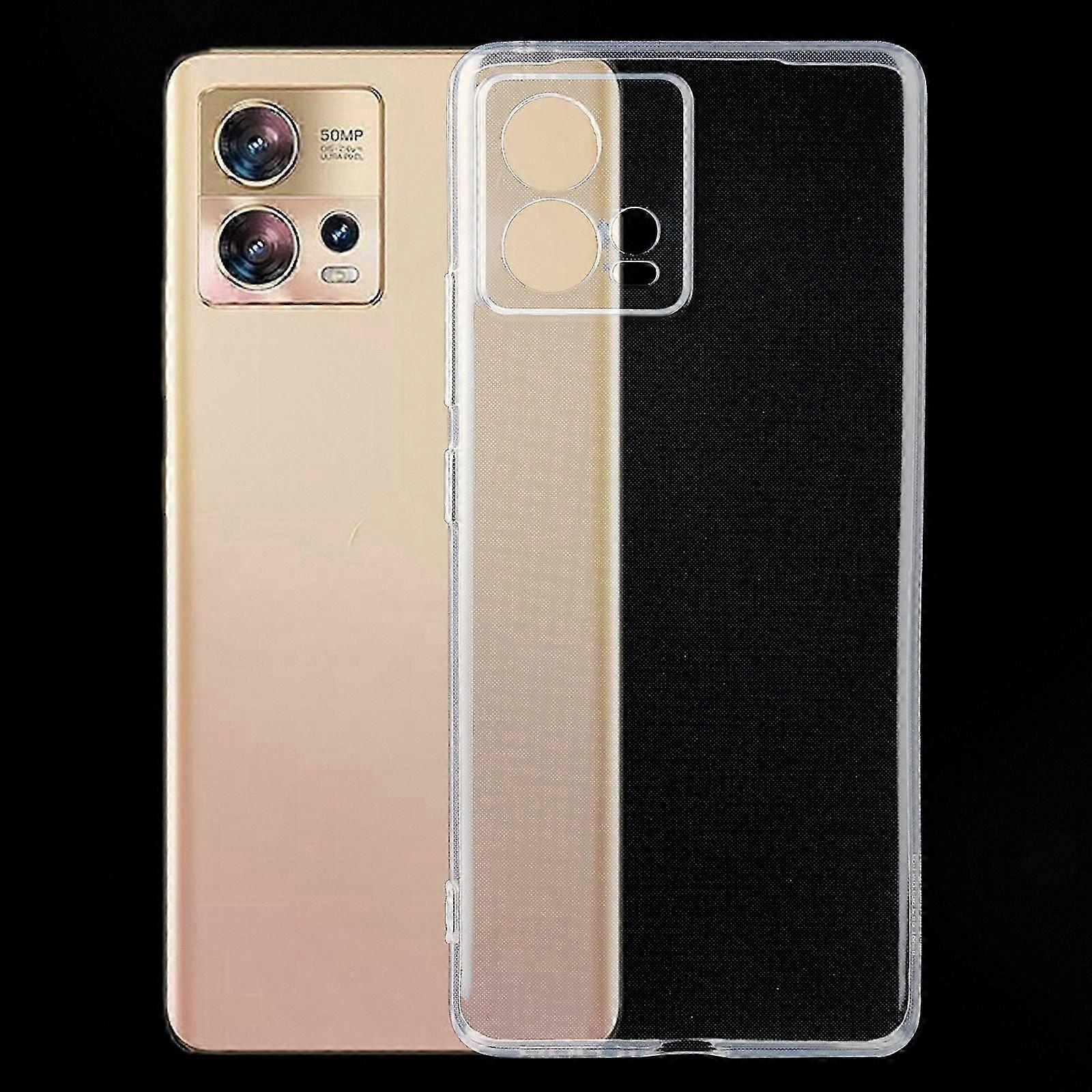 Slim Transparent TPU Cover for Edge 30 Fusion Phone Protection