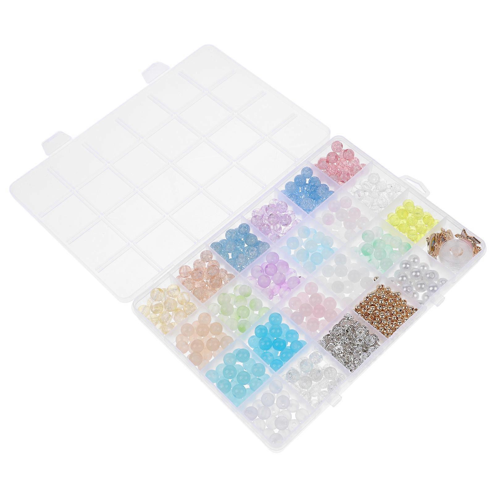 Jewelry Making Beads Acrylic Beads DIY Projects Round Shape Smooth Surface 0.80X0.80X0.80CM Craft Enthusiasts 670Pcs