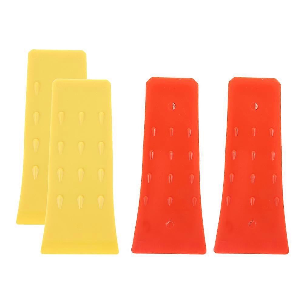 Durable Plastic Tree Felling Wedges 4Pcs For Gardening And Outdoor Work Assorted Color With Maintain Tree Fall Orientation