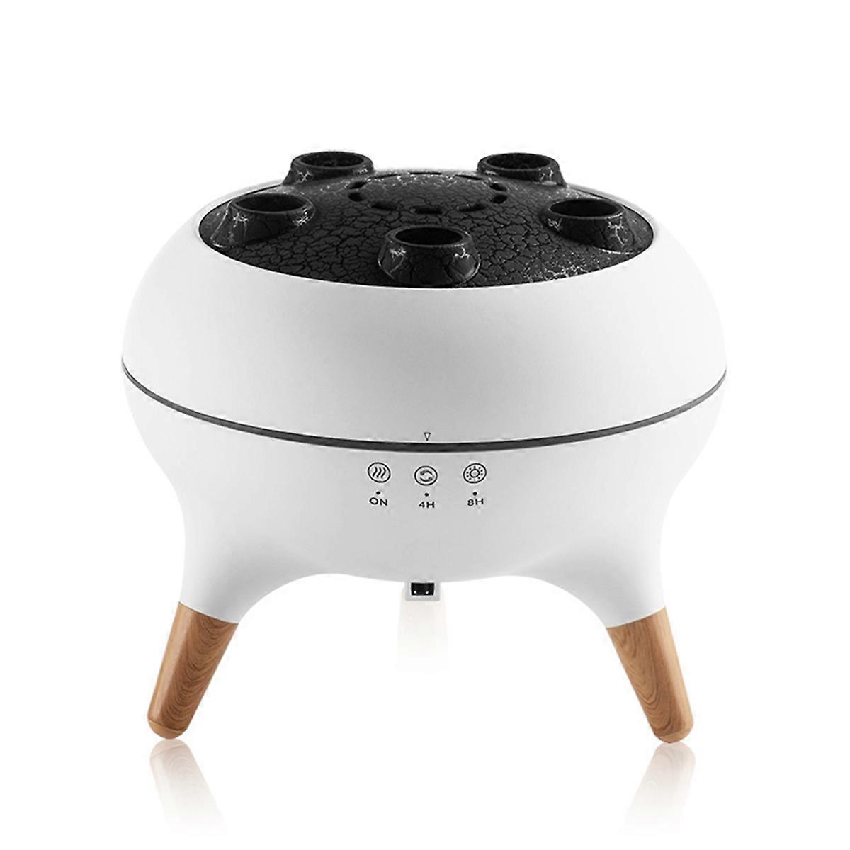Diffusor für ätherische Öle 250 ml Kühlernebel Diffusor mit Quallennebel Vulkan Nachtlicht Großer Nebel Volumen EU-Stecker