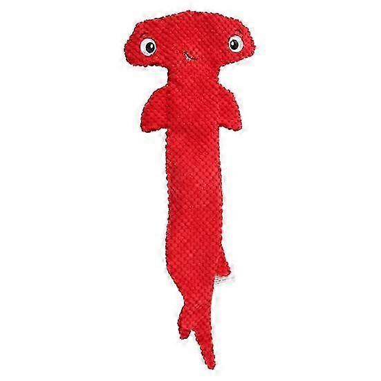 2025 Lovely Tear-resistant Comfortable Dog Squeaky Toy Hammerhead Shark Shape Pet Interactive for Home