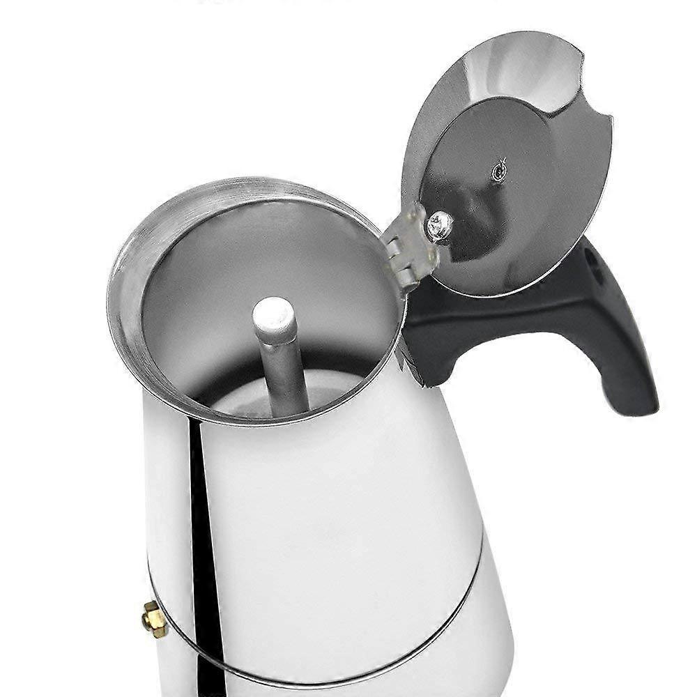1PC Classic rustfrit stål Bar Percolator Office Family Kaffemaskine Pot Espresso Maker