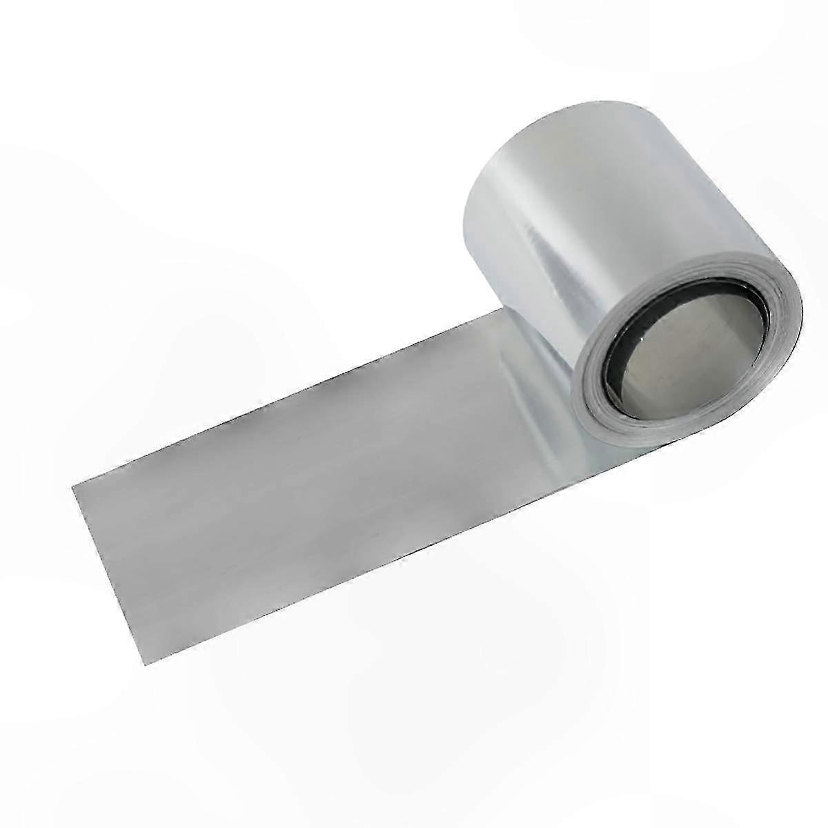 High-Purity Zinc Strip for Lab Experiments, DIY Projects, and Metal Crafting - 0.07 x 100 x 1000mm Size