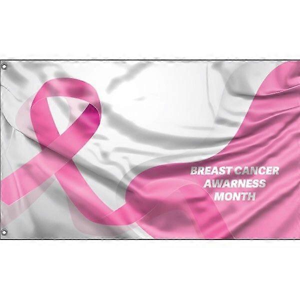 Breast Cancer Awareness Month Flag Pattern 379