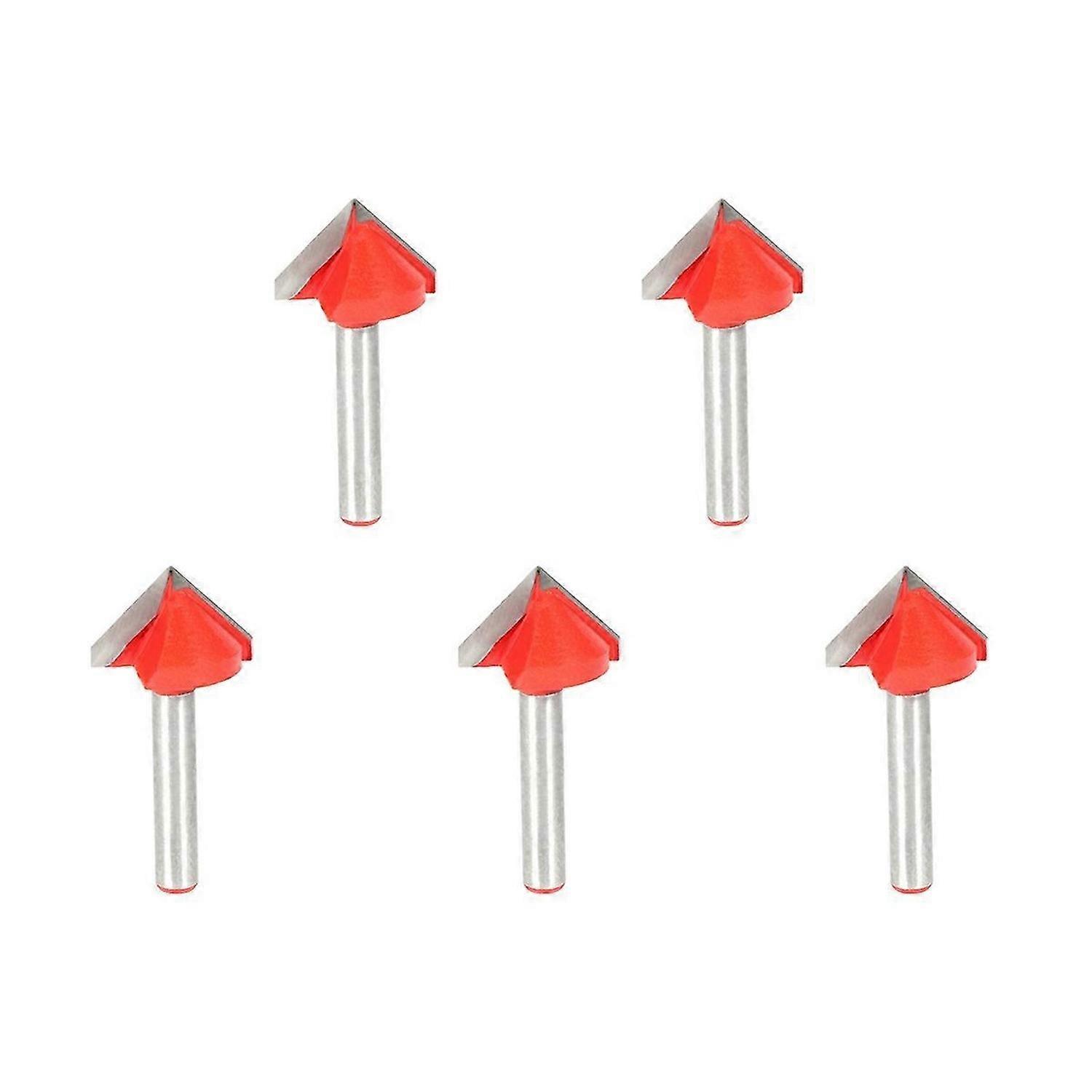Engraving V Groove Bit 3D Bits Router Carving Cutter Tool 90 Degree