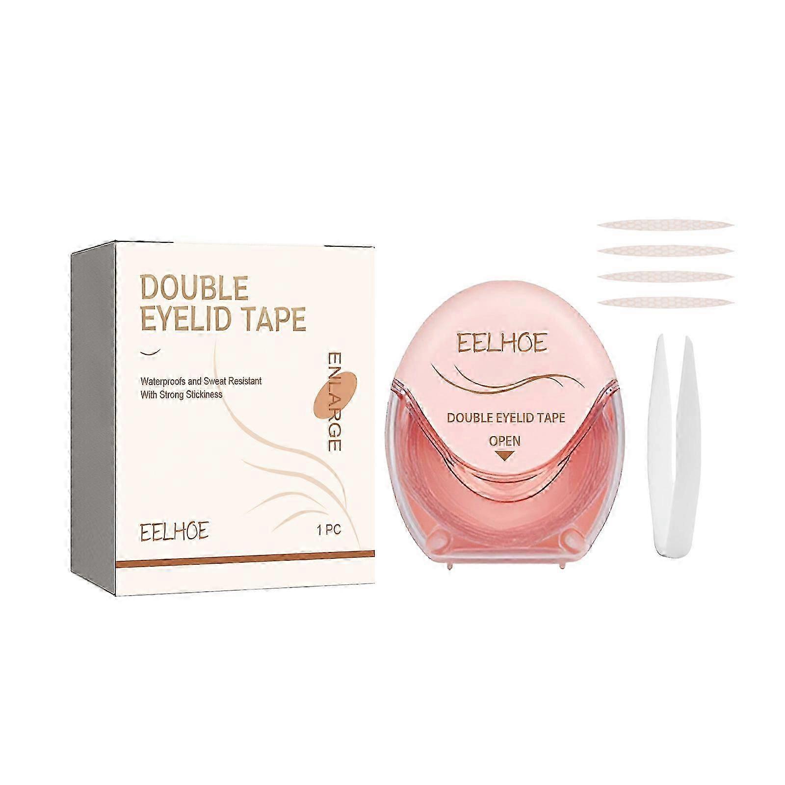 Invisible Double Eyelid Tape - Natural, Breathable, Waterproof, Durable Adhesive for Instant Crease Enhancement